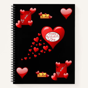 Spiral Notebook Valentine's Day