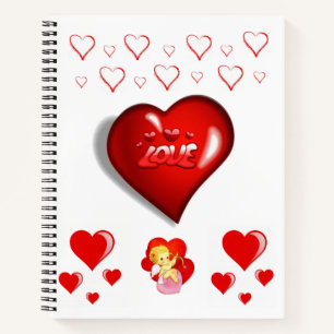Spiral Notebook Valentine's Day