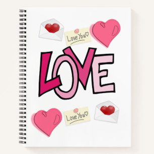Spiral Notebook Valentine's Day
