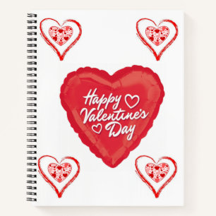 Spiral Notebook Valentine's Day