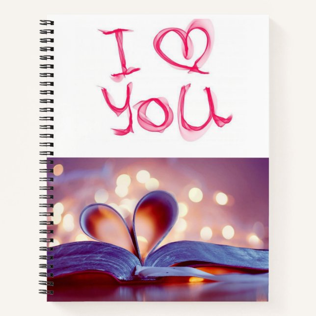 Spiral Notebook Valentine's Day (Front)