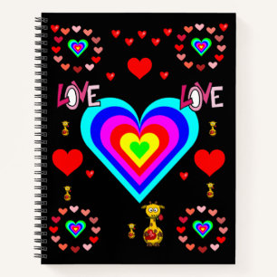 Spiral Notebook Valentine's Day