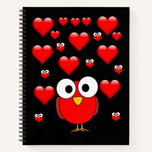 Spiral Notebook Valentine's Day (Front)