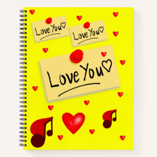 Spiral Notebook Valentine's Day
