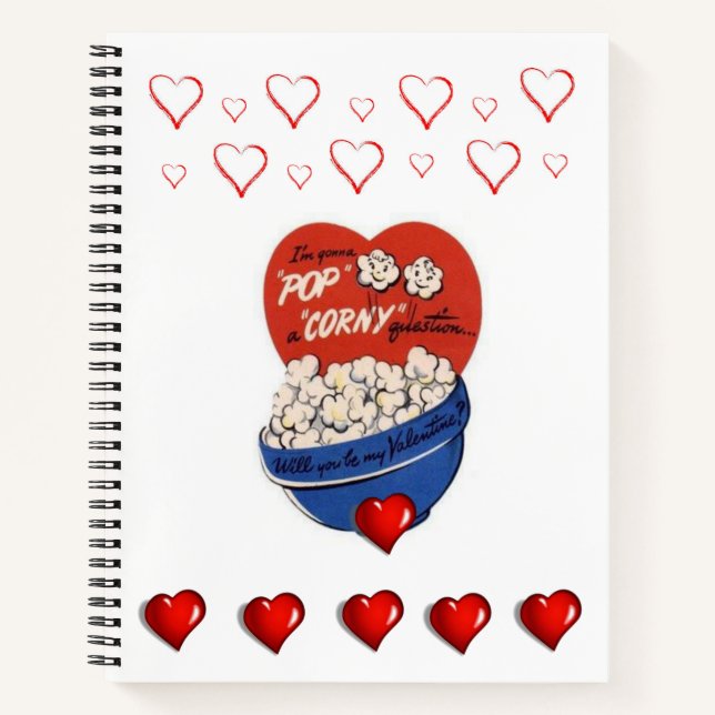 Spiral Notebook Valentine's Day (Front)