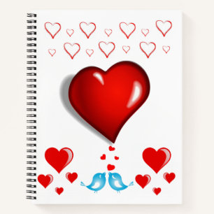 Spiral Notebook Valentine's Day