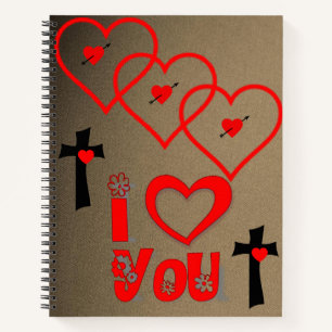Spiral Notebook Valentine's Day