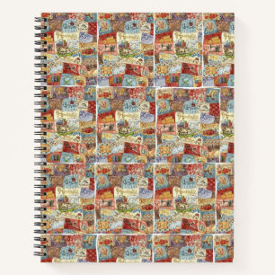 Spiral Notebook  Vintage Sewing