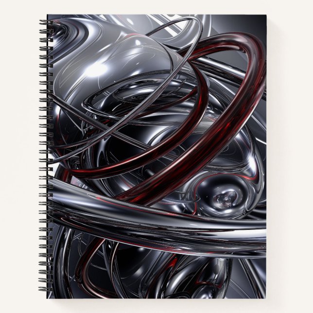 Spiral notebook with designs (Front)