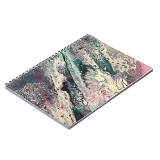 Spiral Notebook with Johnson Abstract Artwork