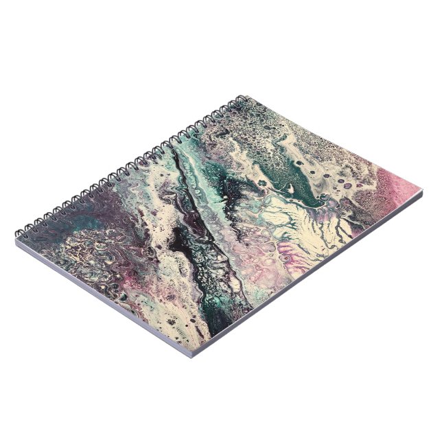 Spiral Notebook with Johnson Abstract Artwork (Left Side)