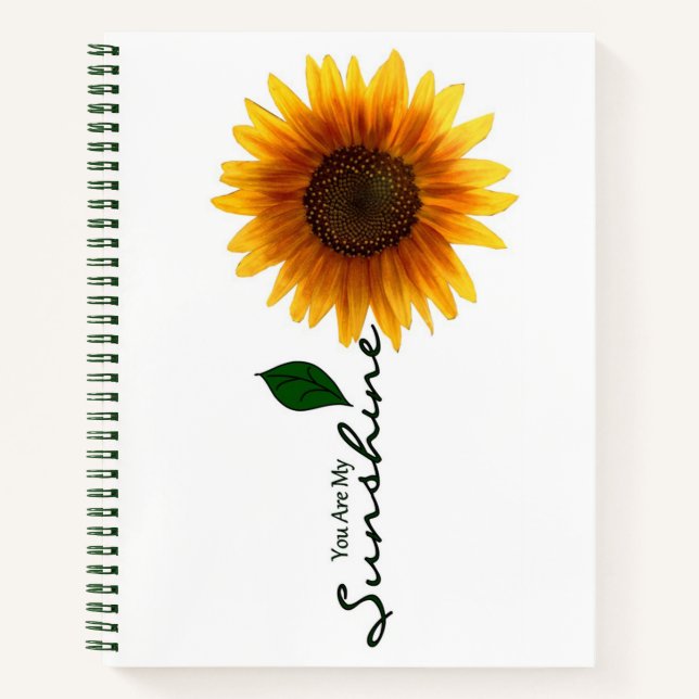Spiral Notebook - You Are My Sunshine (Front)