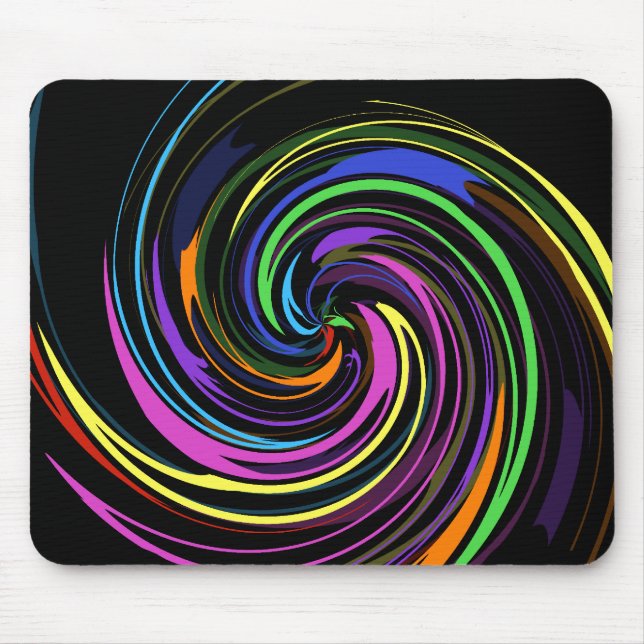 Spiral of Colour Mouse Pad (Front)