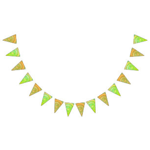 Spiral of Fun Citrus Colours Bunting