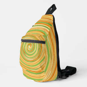 Spiral of Fun Citrus Colours  Sling Bag