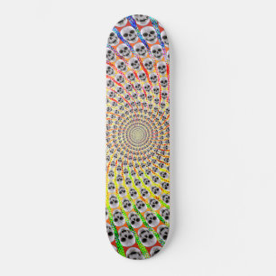 Spiral of Skulls: Psychedelic Edition: Skateboard