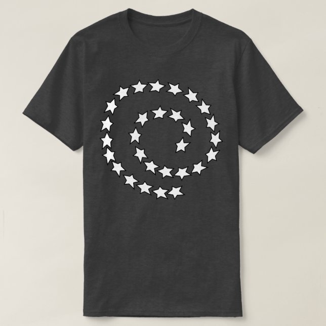 Spiral of Stars T-Shirt (Design Front)