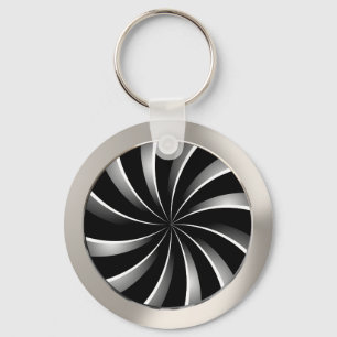 Spiral pattern key ring