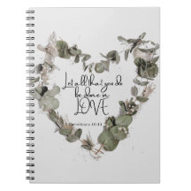 Spiral Photo Notebook - 1 Corinthians 16:14