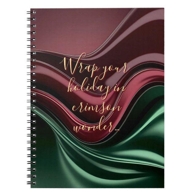 Spiral photo notebook in stylish graphic (Front)