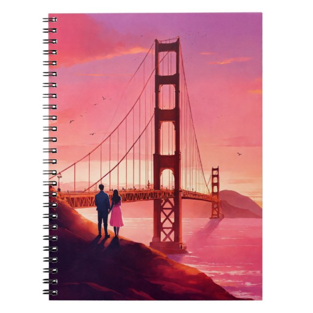 Spiral Photo Notebook "Romantic Getaway – Notebook (Front)