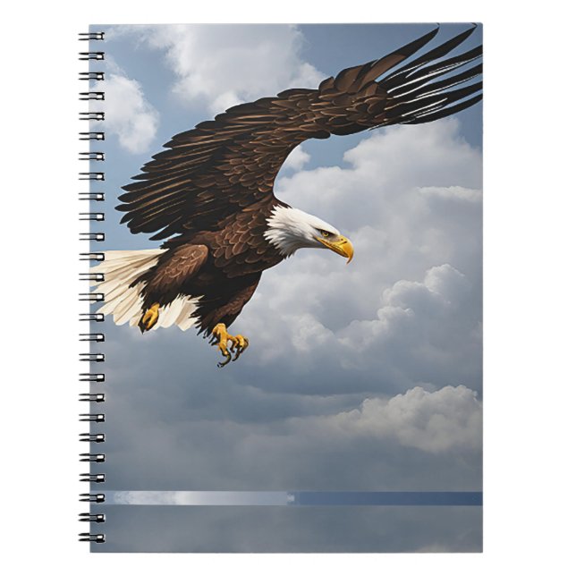 Spiral Photo Notebook with eagle (Front)