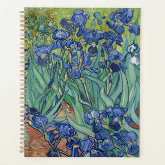 Spiral Photo notebook with Van Gogh's Irises Planner