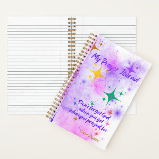 Spiral Prayer Journal, A5, Pastel Abstract Size  Notebook