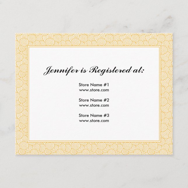 Spiral Registry Card (Front)