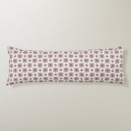 Spiral Retro Flowers Choose Your Colour Body Pillo Body Cushion