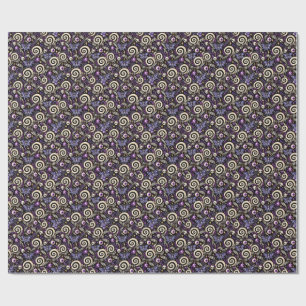 Spiral Ribbons and Eyeballs Wrapping Paper