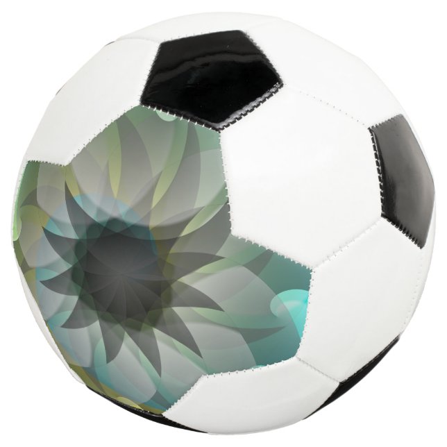 Spiral Shark by Kenneth Yoncich Soccer Ball (Three Quarter)