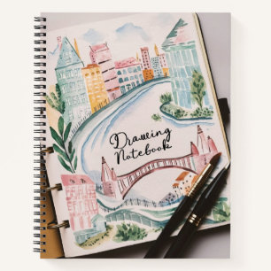 Spiral Sketchbook Notebook - for student 