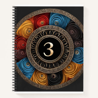 Spiral-spiral notebook excellent design.