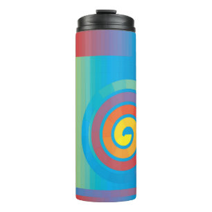 SPIRAL SQUARE THERMAL TUMBLER
