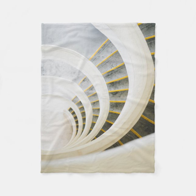 Spiral staircase fleece blanket (Front)