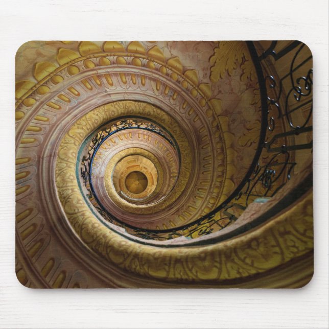 Spiral Staircase Pattern Mouse Pad (Front)