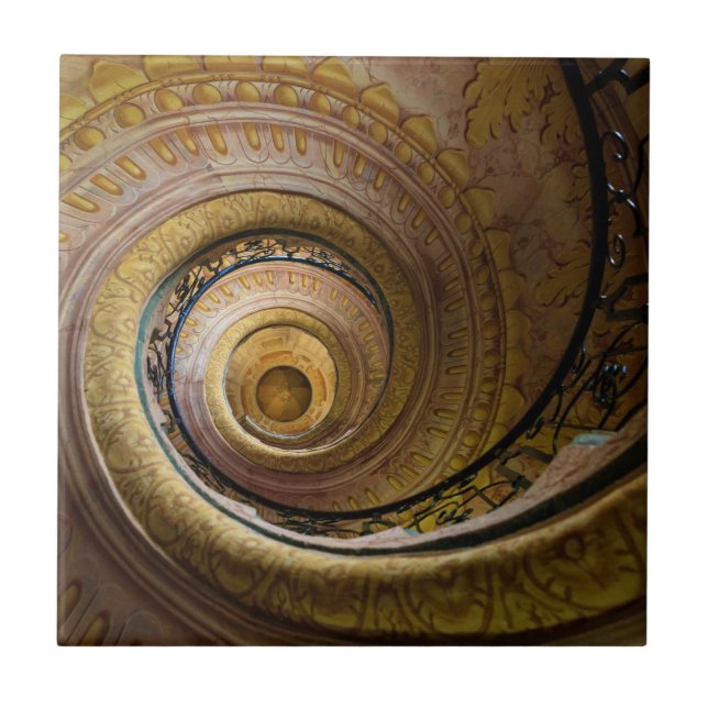Spiral Staircase Pattern Tile (Front)
