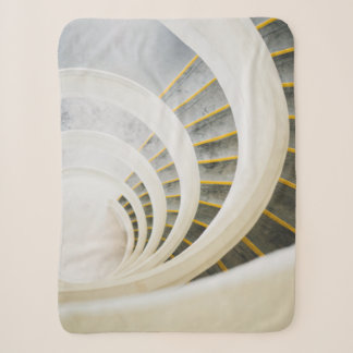 Spiral staircase sherpa blanket