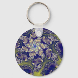 Spiral Star Key Ring