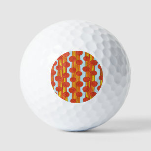 Spiral Stem: Hand Drawn Vintage Golf Balls