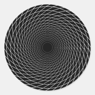 Spiral to Infinity Classic Round Sticker