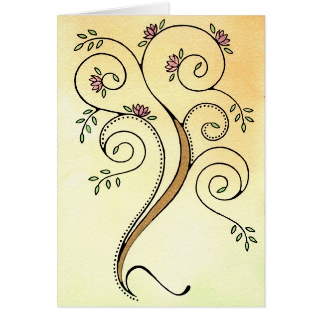 Spiral Tree Card (Front)