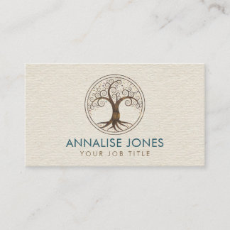Spiral Tree of life - Yggdrasil Business Card