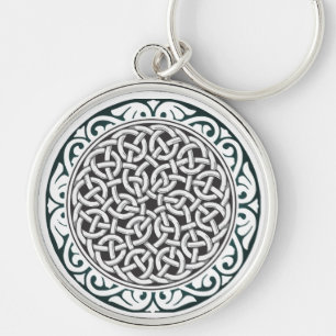 Spiral wire like pattern Designer Keychain