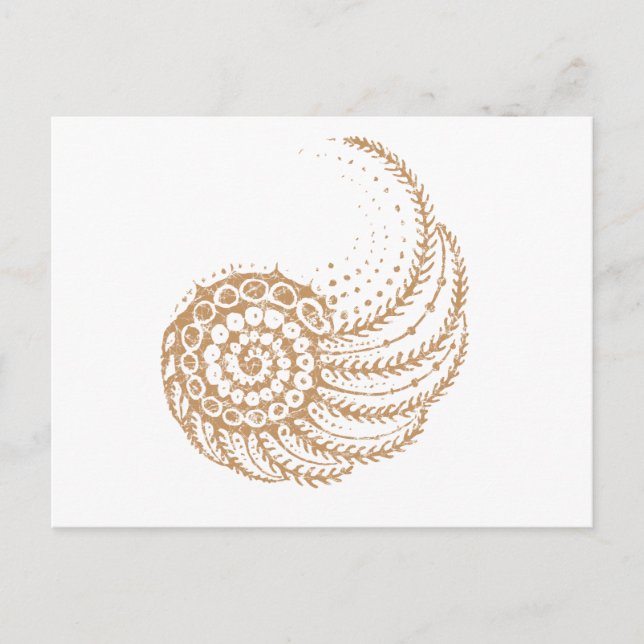 spiral yellow postcard (Front)