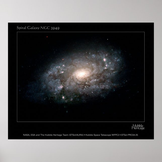 SpiralGalaxy-NGC3949-2004-25 Poster (Front)