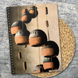 Spiralled Clay Wind Chimes Still Life Spiral Notebook
