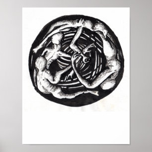 Spiralling Descent Poster