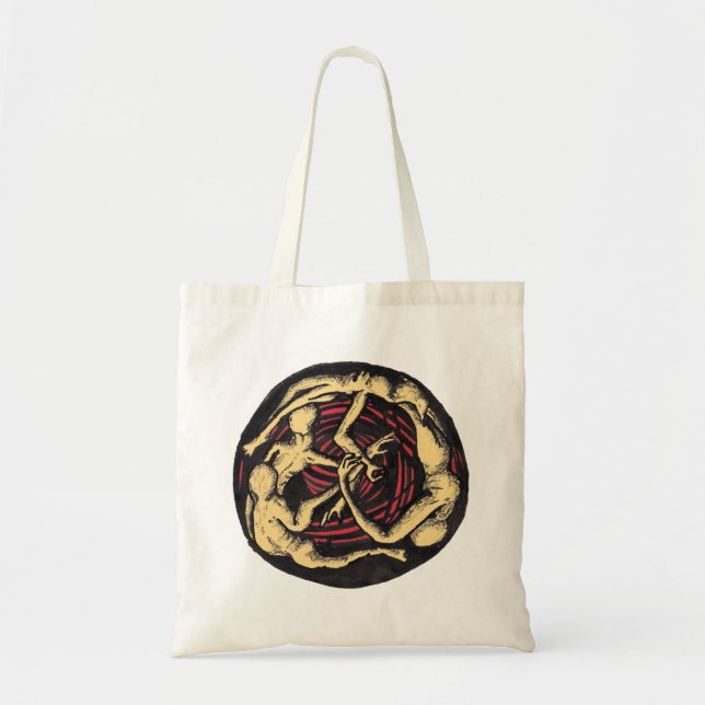 Spiralling Descent Tote Bag (Front)